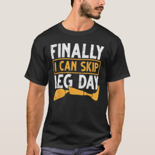 T-shirt Gym Entraînement Santé Prosthétique Jambe Finaleme