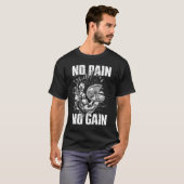 T-shirt Gym Fitness And Bodybuilding Shirts For Men No Pai (Devant entier)