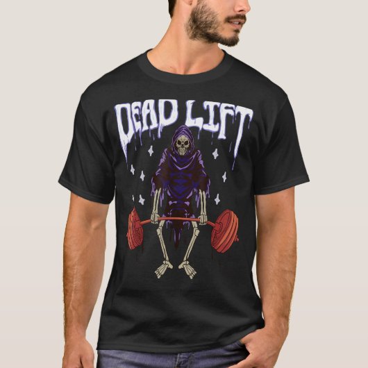 T-shirt Gym Grim Reaper Deadlift Exercice Occult 1 (Devant)