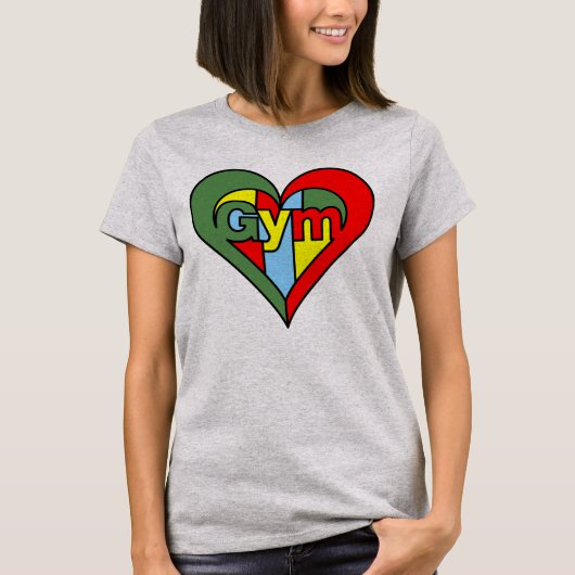 T-shirt Gym Heart (Devant)