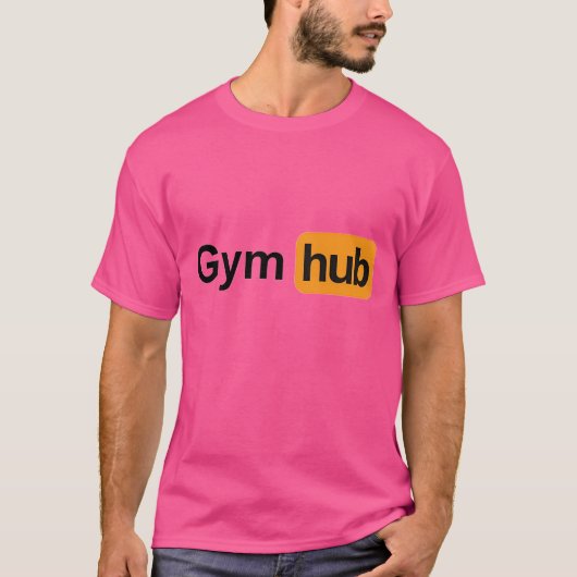 T-shirt Gym Hub Funny (Devant)