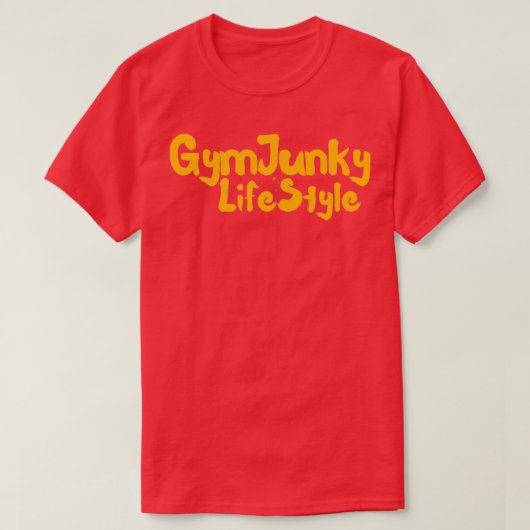 T-SHIRT GYM JUNKY LIFE STYLE 4 (Design devant)