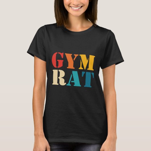 T-shirt Gym Lover entraînement Bodybuilding Retro Alphabet (Devant)
