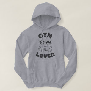 T-Shirt Gym Lover Hoodie Fitness Gym trui