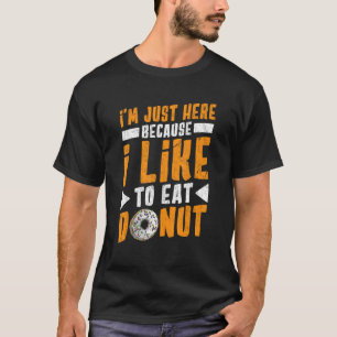 T-shirt Gym Nourriture Entraînement Jour du Donut Papa Fil