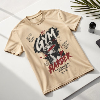 T-Shirt Gym Plus Dur Fort Chaque Jour |