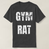 T-shirt Gym Rat Exercice Body Building Poids Lif (Design devant)