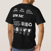 T-shirt Gym Rat Formula: Handle With Gains Premium design (Dos)
