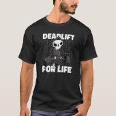 T-shirt Gym Rat Prêt Exercice Deadlift Exercice Fort (Devant)