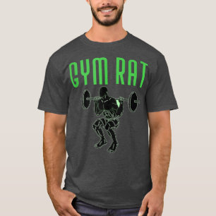 T-shirt Gym Rat Weight Training Exercice Eercise Lifting 