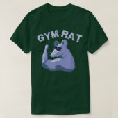 T-shirt Gym Rat Work Out, Weight Lifting Cross Train (Design devant)