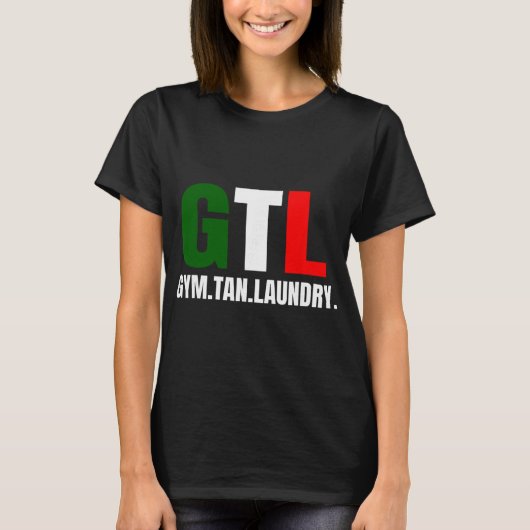T-shirt Gym Tan Laundry Gtl New Jersey Nj Shore  (Devant)