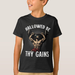 T-shirt Gymnase Amusant Soins Physique Fitness Gym Et Jes