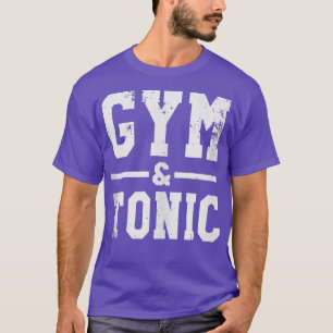 T-shirt Gymnase Amusante Et Fitness Tonique Boissons 110