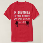 T-shirt Gymnase, Exercice Virtuel Si Je Mouis Pendant Que  (Design devant)