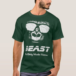 T-shirt Gymnase ou Yoga BEAST est mon seul mode Funny G