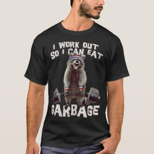 T-shirt Gymnase Raccoon Drôle Je Me Débrouille Pour Pouvoi