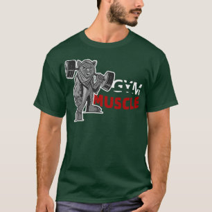 T-shirt Gymnase Sport Bodybuilder Fitness Training Motivat