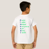 T-shirt Gymnaste (Dos entier)