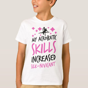 T-shirt Gymnaste aérien Gymnastique aérienne Soie Acrotics