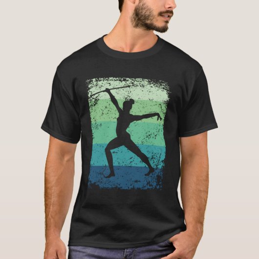 T-shirt Gymnaste Avec Filles Baton Enfants Gymna Rétro Ryt (Devant)