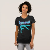 T-shirt Gymnaste Back Handspring Step Out Sarcelle (Devant entier)