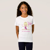 T-Shirt Gymnaste - Blonde (Devant entier)
