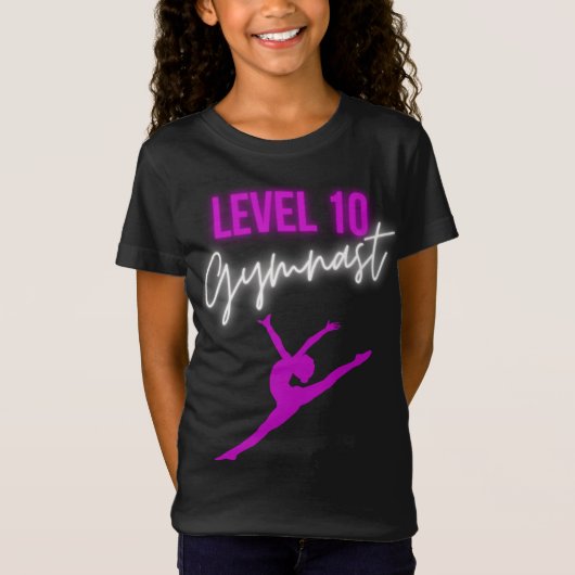 T-Shirt Gymnaste de niveau 10 (Devant)