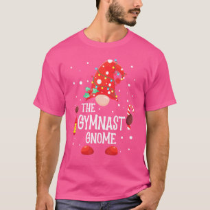 T-shirt Gymnaste Gnome Matching Family Christmas Gnome