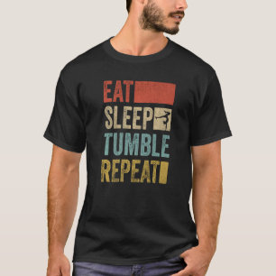 T-shirt Gymnaste Manger Dormir Tumble Répéter Danseur Gymn