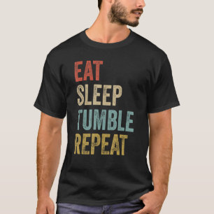 T-shirt Gymnaste Manger Sommeil Tumble Répéter Gymnastique
