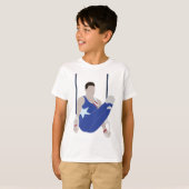 T-shirt Gymnaste masculin (Devant entier)