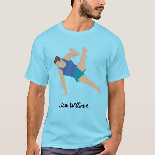 T-shirt Gymnaste masculin (Devant)