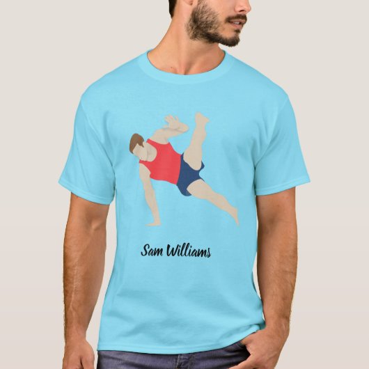 T-shirt Gymnaste masculin (Devant)
