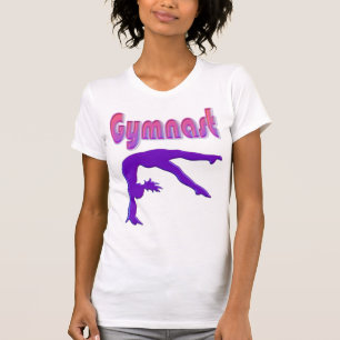 T-shirt Gymnaste Power Tumbling Purple Metallen