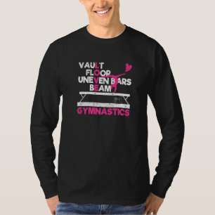 T-shirt Gymnaste Saut au sol Barres asymétriques Poutre G