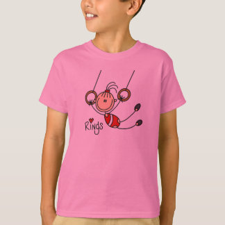 T-shirt Gymnaste sur des anneaux