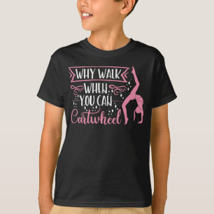 T-shirt Gymnastic Girl Cartwheel Women Acrobatic Dancing