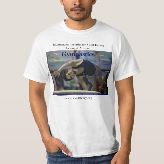 T-shirt GYMNASTICS #1, Julius Neuber Vaulting (Devant)