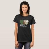 T-shirt Gymnastics Algeria Gymnast Girl Artistic Gymnastic (Devant entier)