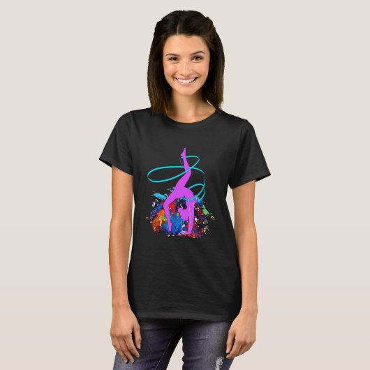 T-shirt Gymnastics Gymnast aerobics acrobat Fan (Devant entier)