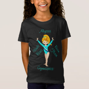 T-Shirt Gymnastique Blonde profonde, Yeux de brume, Leo Tu