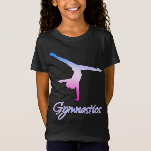 T-Shirt Gymnastique Cartwheel Pastel rose violet bleu