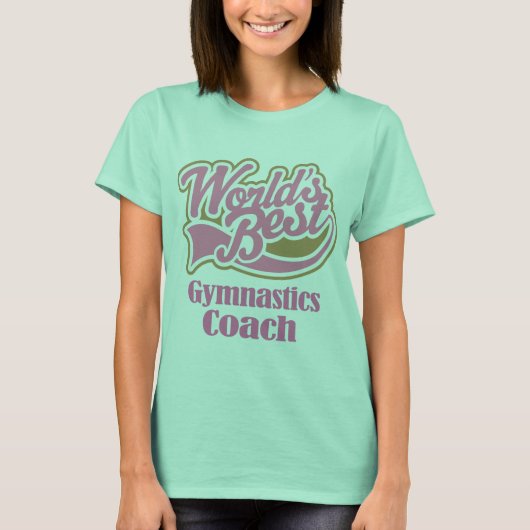 T-shirt Gymnastique Coach Cadeau (Devant)
