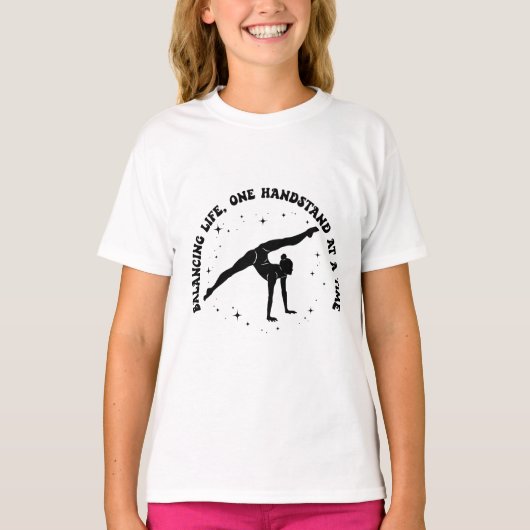 T-shirt Gymnastique Décor maison pour une vie équilibrée (Devant)