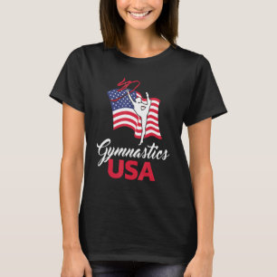 T-shirt Gymnastique Drapeau Américain USA US Patriotique G