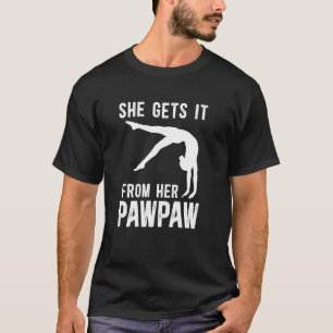 T-shirt Gymnastique Drôle Papy Papy D'une Gymnase