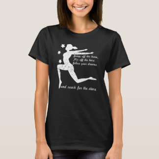 T-shirt Gymnastique Entraînement Sauter De La Poutre Retou