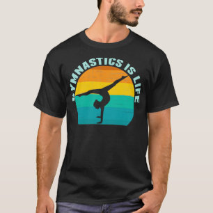 T-shirt Gymnastique est Cool de vie Sunset Gymnaste