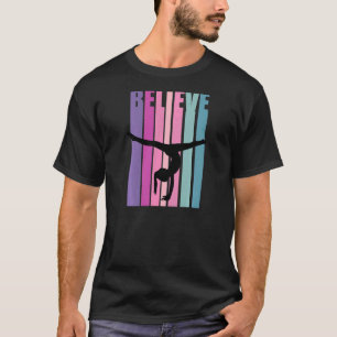 T-shirt Gymnastique féminine Motivational Believe Handstan
